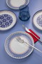 Hermia NNMOD19DUS6880709 Juego para servir tartas de 6 piezas en porcelana